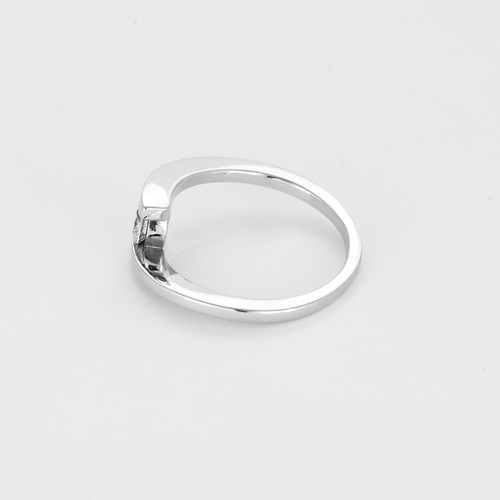 Bague 55,5 Bague en or blanc et diamant 58 Facettes DV27112-1-555-5