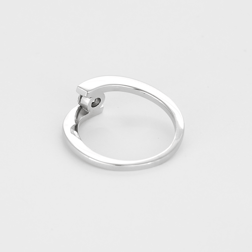 Bague 55,5 Bague en or blanc et diamant 58 Facettes DV27112-1-555-5