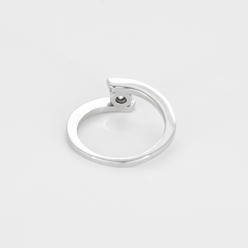 Bague 55,5 Bague en or blanc et diamant 58 Facettes DV27112-1-555-5