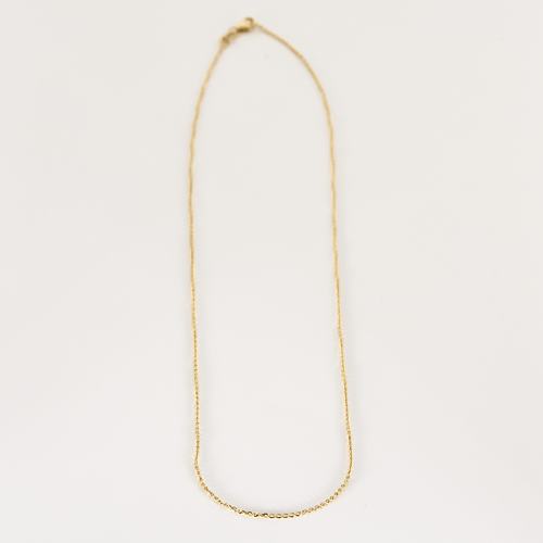 Collier Chaîne en or jaune à maille forçat 58 Facettes DV1838-7