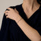 Bracelet Bracelet jonc en or jaune à motif floral 58 Facettes DV1838-13