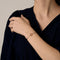 Bracelet Bracelet jonc en or jaune à motif circulaire ajouré 58 Facettes DV1838-14
