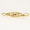 Broche en or jaune à motif floral, rubis et perles blanches de culture 58 Facettes DV0013-41