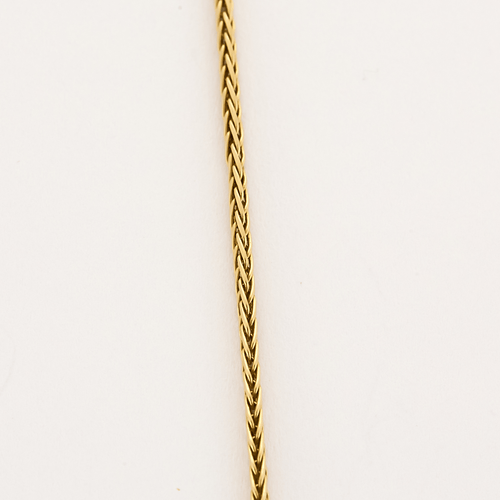 Collier Collier en or jaune et agate mousse 58 Facettes DV24577-7