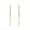Boucles d'oreilles Paire de créoles en or jaune et or blanc 58 Facettes DV24577-10