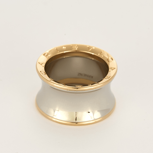 Bague 52 Bulgari Anish Kapoor - Bague en acier et or 58 Facettes DV27821-2-52-1