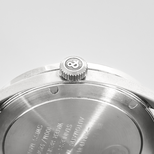 Montre BELL & ROSS - Montre en acier à boitier rond et à mouvement automatique 58 Facettes DV18882-6