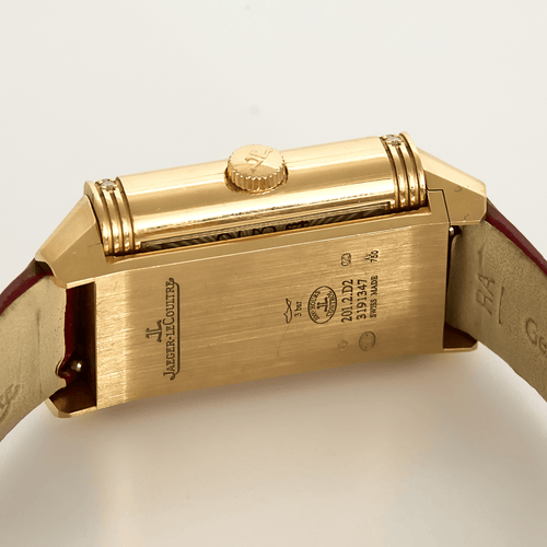 Montre Jaeger Lecoultre - Reverso Duetto Moon - Montre de dame en or rose et diamants 58 Facettes DV25096-1