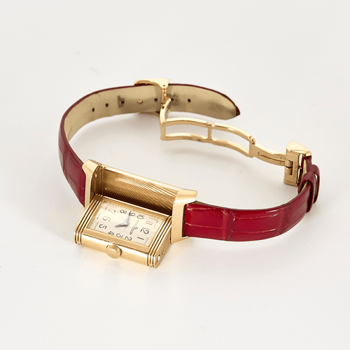 Montre Jaeger Lecoultre - Reverso Duetto Moon - Montre de dame en or rose et diamants 58 Facettes DV25096-1