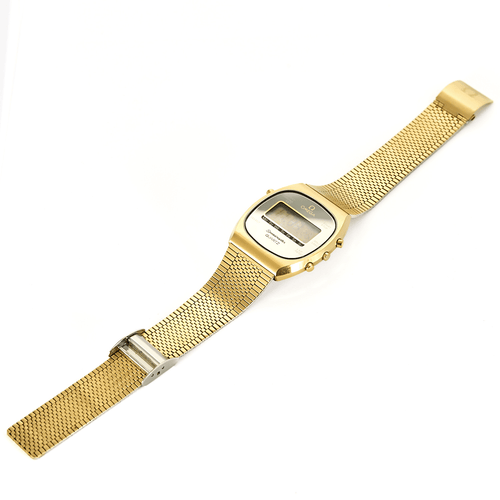 Montre OMEGA - Speedmaster - Montre en acier et plaqué or à boitier tonneau et mouvement quartz 58 Facettes DV26854-1