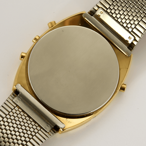 Montre OMEGA - Speedmaster - Montre en acier et plaqué or à boitier tonneau et mouvement quartz 58 Facettes DV26854-1