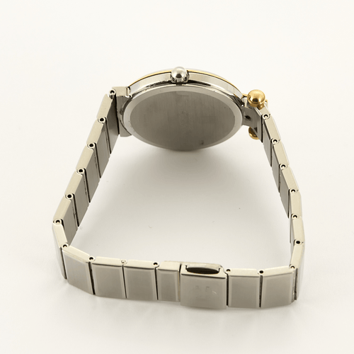 Montre VAN CLEEF & ARPELS - Montre en acier et acier plaqué or à boitier rond et mouvement quartz 58 Facettes DV11451-21