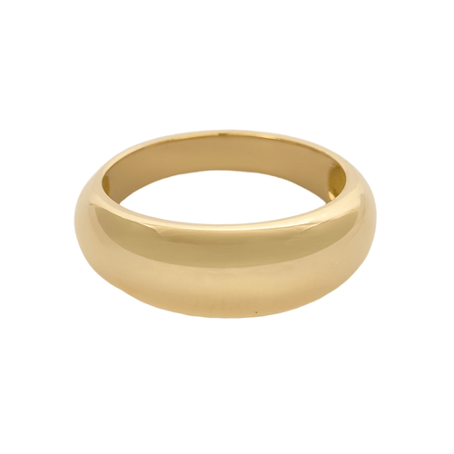 Bague 54 Bague jonc en or jaune 58 Facettes DV1838-2