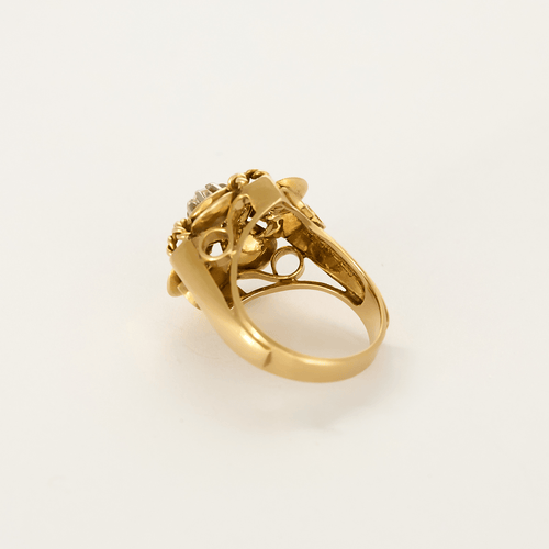 Bague 53 Bague des années 1940 en or jaune et diamant 58 Facettes DV0777-4-53-2
