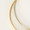 Bracelet Deux bracelets jonc en or jaune et or blanc 58 Facettes DV1838-12