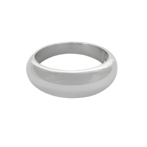 Bague 54 Bague jonc en or gris 58 Facettes DV1838-1-54-3