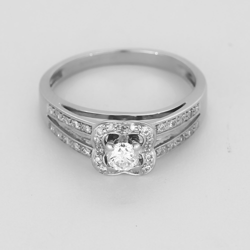 Bague 48.5 Mauboussin - Chance of Love n°2 - Bague en or blanc et diamants 58 Facettes DV24874-1