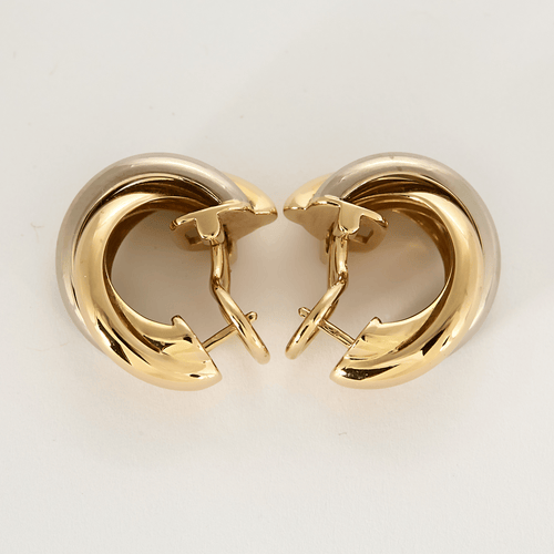 Boucles d'oreilles CARTIER - Trinity - Paire de boucles d'oreilles trois ors 58 Facettes DV0315-20