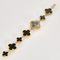 Montre VAN CLEEF & ARPELS - Alhambra - Montre bracelet de dame en or jaune et onyx 58 Facettes DV4391-3