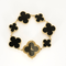 Montre VAN CLEEF & ARPELS - Alhambra - Montre bracelet de dame en or jaune et onyx 58 Facettes DV4391-3