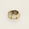 Bague 49 Anneau en or gris, or jaune et diamants 58 Facettes DV22972-38-49-2