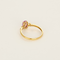 Bague 53 Bague en or jaune, saphir rose et diamants 58 Facettes DV20381-2-53-2