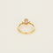 Bague 53 Bague en or jaune, saphir rose et diamants 58 Facettes DV20381-2-53-2