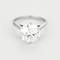 Bague 48 Bague solitaire en platine et or gris , diamant taille ancienne 3.60 carat 58 Facettes DDV27399-1