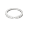 Bague 52 CHAUMET - Triomphe - Alliance en platine et diamants 58 Facettes DV24611-2-52-1