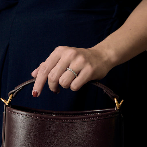 CHAUMET - Triomphe - Alliance en platine et diamants