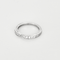 Bague 52 CHAUMET - Triomphe - Alliance en platine et diamants 58 Facettes DV24611-2-52-1