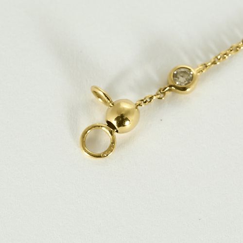 Bracelet Bracelet en or jaune et petits diamants 58 Facettes DV1838-9