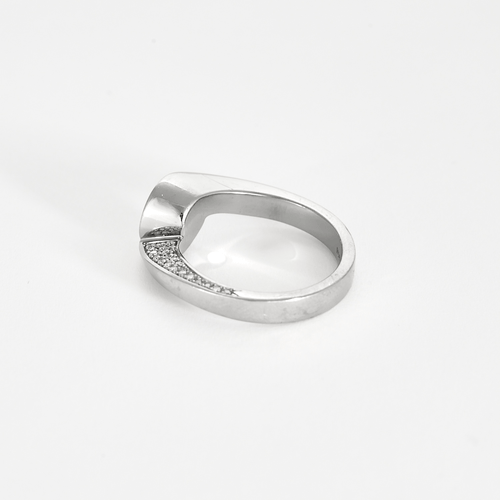 Bague 56 Bague en or gris , diamant 1.20 carat environ 58 Facettes DV0315-15-56-3
