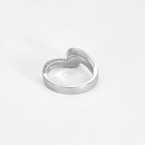 Bague 56 Bague en or gris , diamant 1.20 carat environ 58 Facettes DV0315-15-56-3