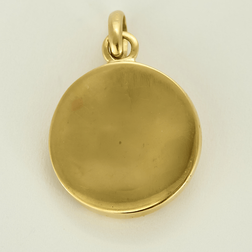 Pendentif Pendentif en or jaune figurant la Vierge à l'enfant 58 Facettes DV24577-9