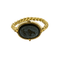 Bague 60 Bague en or jaune et intaille en onyx nicolo 58 Facettes DV0013-36-60-2
