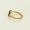 Bague 60 Bague en or jaune et intaille en onyx nicolo 58 Facettes DV0013-36-60-2
