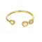Bague 57 Bague ouverte en or jaune et diamants 58 Facettes DV1838-6-57-3