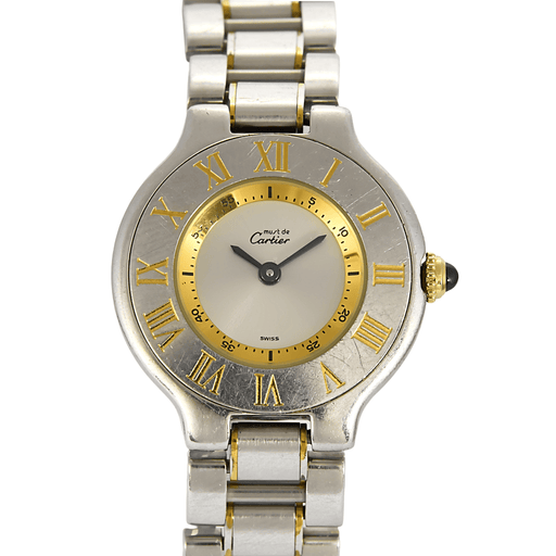 Montre CARTIER - Must 21- Montre en acier et acier doré 58 Facettes DV0120-22