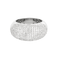Bague 58,5 Importante bague en or gris et diamants 58 Facettes DV27418-2-585-5