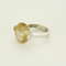 52 Bague cocktail en or gris quartz rutile dit cheveux de Vénus 58 Facettes DV27545-4-52-1