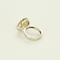 52 Bague cocktail en or gris quartz rutile dit cheveux de Vénus 58 Facettes DV27545-4-52-1
