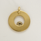 Pendentif Pendentif rond ajourée en or jaune, or blanc et diamant 58 Facettes DV27468-75
