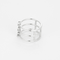 52 Dinh Van - Trilogie le Cube - Bague en or gris et diamants 58 Facettes DV28241-1-52-1