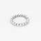 Bague 54 DE BEERS - Alliance souple en or gris et diamants 58 Facettes DV28241-3-54-3