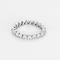 Bague 54 DE BEERS - Alliance souple en or gris et diamants 58 Facettes DV28241-3-54-3