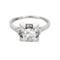 Bague 57,5 Bague Solitaire en platine et diamants 58 Facettes DV23684-12-575-5