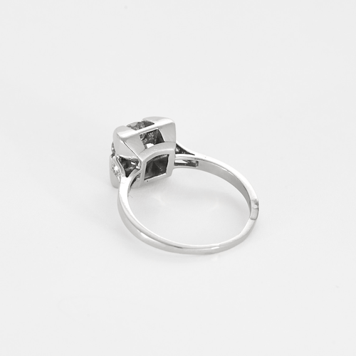Bague 57,5 Bague Solitaire en platine et diamants 58 Facettes DV23684-12-575-5
