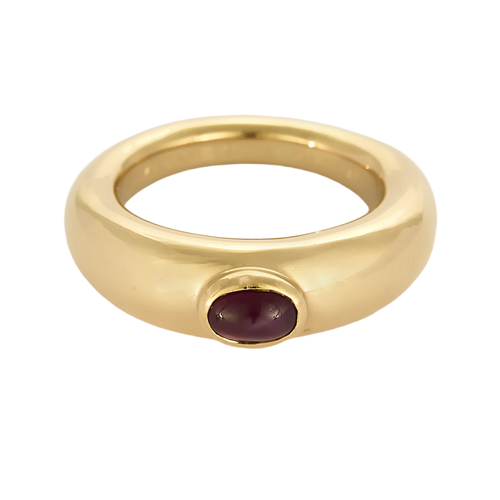 Chaumet – Bibendum – Bague jonc en or jaune et rubis.