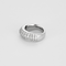Bague 50 Bague jonc en or gris, pavage diamants 58 Facettes DV24577-5